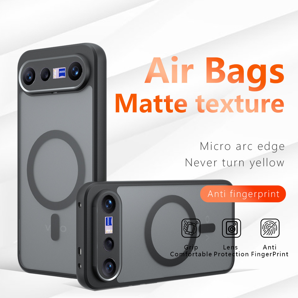 ปลอกสําหรับ Vivo X300 Fe VivoX300Fe X300Fe 5G Matte โปร่งใสเคสโทรศัพท์เกราะกันกระแทกป้องกันลายนิ้วมือกลับปกแข็ง