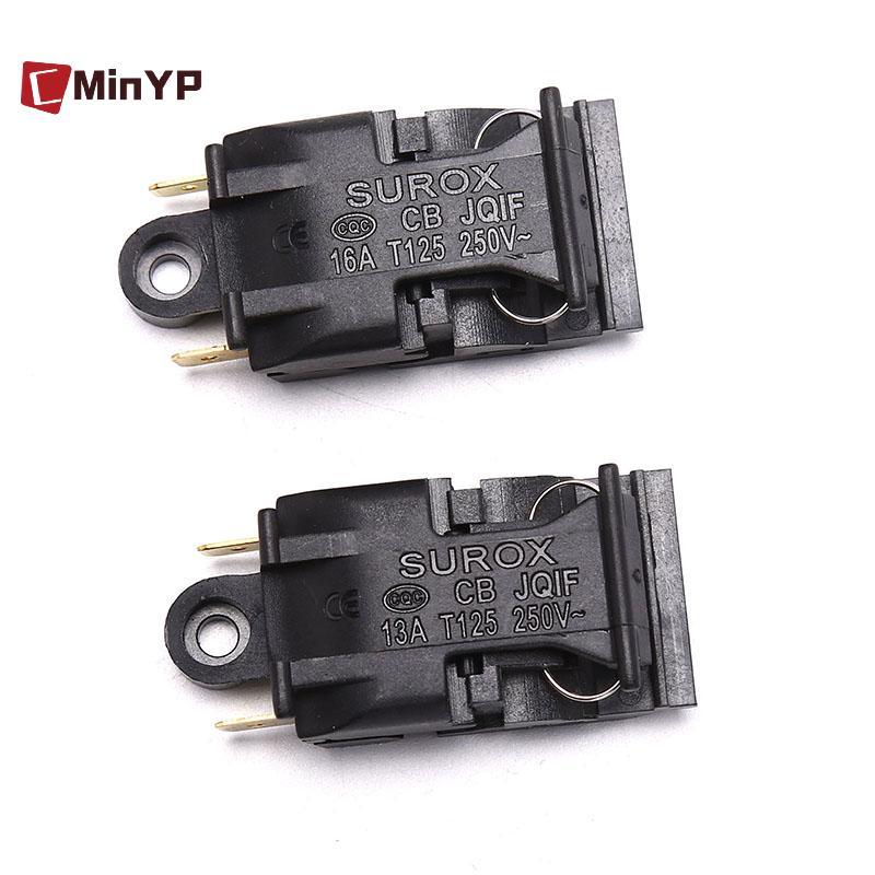 Cminyp กาต้มน้ำไฟฟ้า13A/16A 2ชิ้น, กาต้มน้ำไฟฟ้าเทอร์โมสตัทสวิตช์ไอน้ำครัวอุปกรณ์เสริม