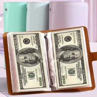 สมุดออมเงิน ใส่ได้ 100 แผ่น สมุดโน๊ตสมุดบัญชี ท้าทายออมเงิน Savings Book สมุดบันทึกการออม ใส่ 1000บาทได้ 12 สี