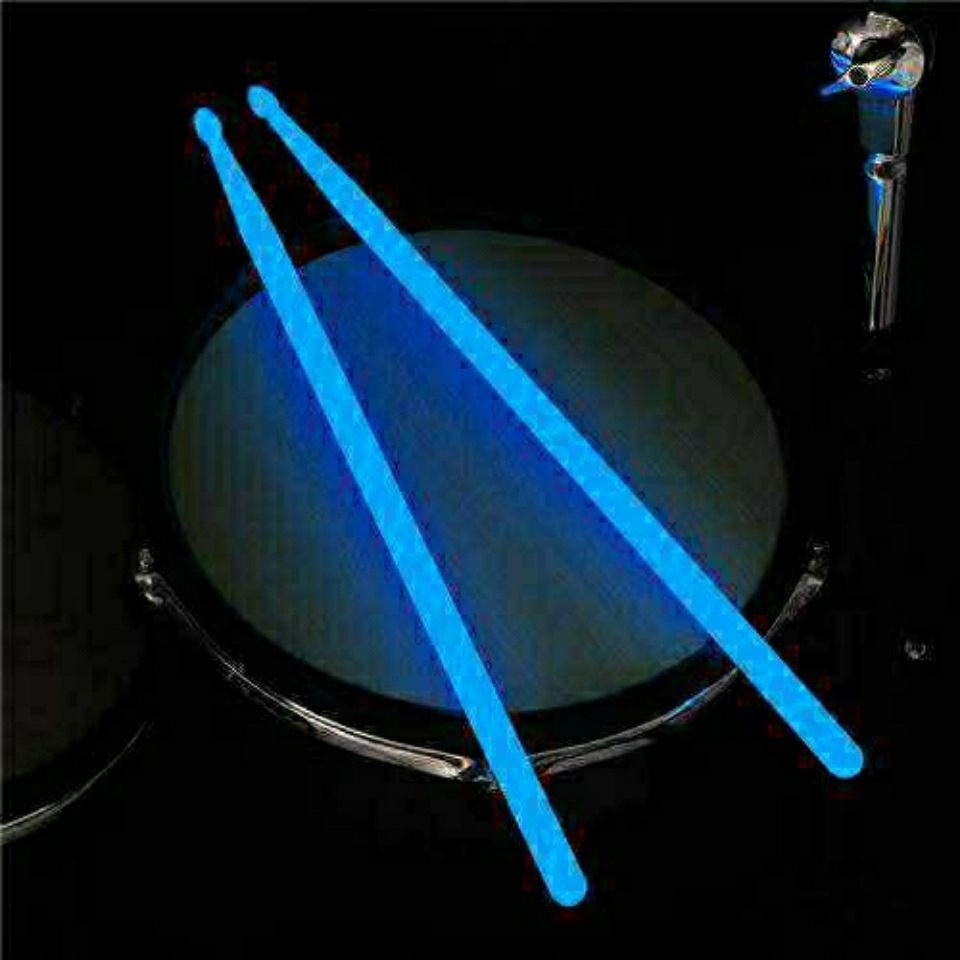 กลองเรืองแสง sticks 5A กลองไนลอนชุด Luminous Fluorescent Drum sticks 5A ไนลอน Rack กลอง sticks แจ๊ส 
