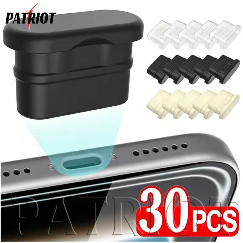 [AUTO&3C] 10/20/30PCS - ปลั๊กกันฝุ่นซิลิโคน Type C พอร์ตชาร์จ Protector ฝาครอบปลั๊กกันฝุ่น /สินค้าขายดี