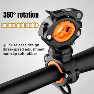 ขาจับไฟฉาย ขนาด11*6CM หมุนได้360°ปรับได้ ทำงานง่าย อเนกประสงค์ ขาตั้งรถมอเตอร์ไซค์ วางไฟฉาย LED