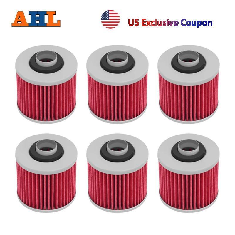 AHAHL 145 Motorcycle Oil Filters For Yamaha TRX850 SR250 SR400 SR500 SRX600 YFM600 Grizzly YFM700 YF