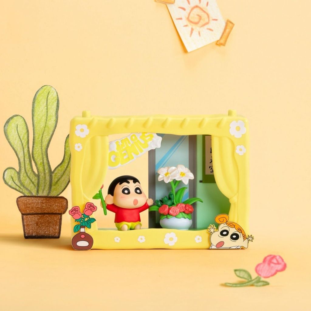Crayon Shin-Chan Childlike Theater Series สินค้าทํามือกล่องลึกลับเครื่องประดับของขวัญ