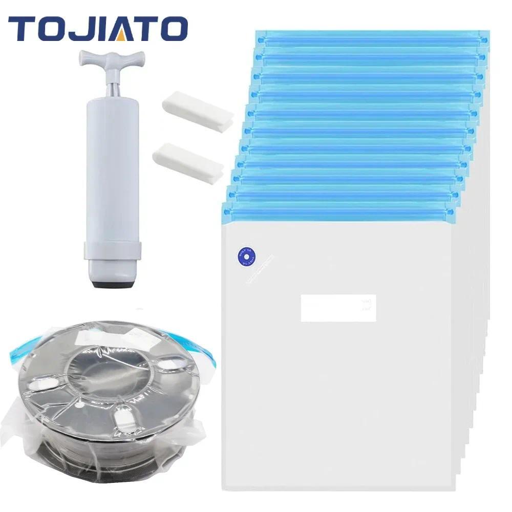 3D Printer Filament Storage Bag PLA ABS TPU Filament Vacuum Bag Filament Dryer Keep Dry Avoid Moistu