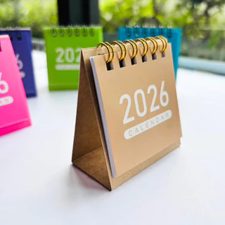 Mini Calendar 2569 ปฏิทินจิ๋ว 6x6 ซม. กระดาษปอนด์ เขียนง่าย ของขวัญ ของชำร่วย ของขวัญปีใหม่ งานแต่ง