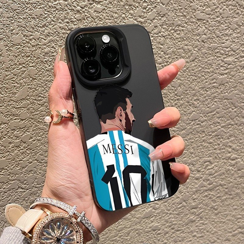 Cool Motorcycle Rider เหมาะสําหรับ iPhone 12 Pro Max 15 16 ProMax XR 17 11 Pro 14 Pro 7 Plus 13 Pro Max 16 Pro Matte Case Matte Shock-resistant Case
