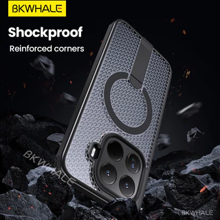 BKWHALE Coolingเคสโทรศัพท์แม่เหล็กสําหรับXiaomi Poco F8 Ultra F7 Ultra F8 Pro M8 M6 Pro X8 X7 Pro Max Xiaomi 17 15T 14T 17T Pro Max Anti Fallปกหลังปลอกนุ่ม