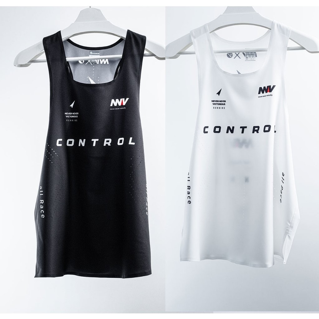 (MEN) Pro Elite NNV Racing Singlet สีดำ / สีขาว