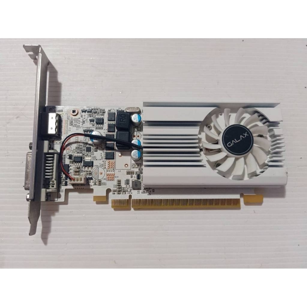 การ์ดจอ  GALAX GT1030-DDR5-64bit / 2G AERO ไม่ต่อไฟเพิ่ม