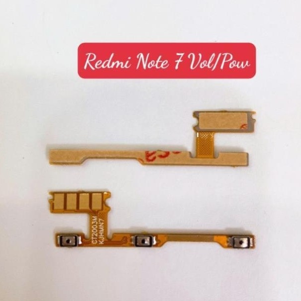 Redmi note 7 เปิดสายไฟ - ปิด, วงจรปุ่มเปิดปิด, ระดับเสียงขึ้นและลง M1901F7G, M1901F7H, M1901F7I