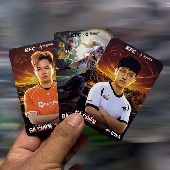 การ์ดมุมไก่มือถือ KFC x Lien Quan
