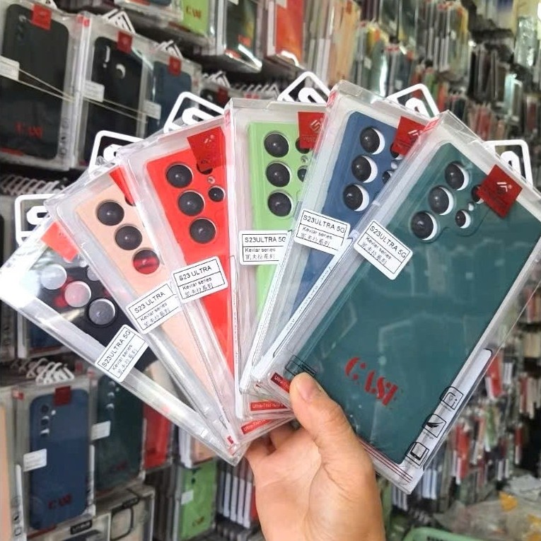 Samsung S23 Ultra / S23 Plus / S23 เคสกันกระแทก KT Design แบบยืดหยุ่น (pkcn)
