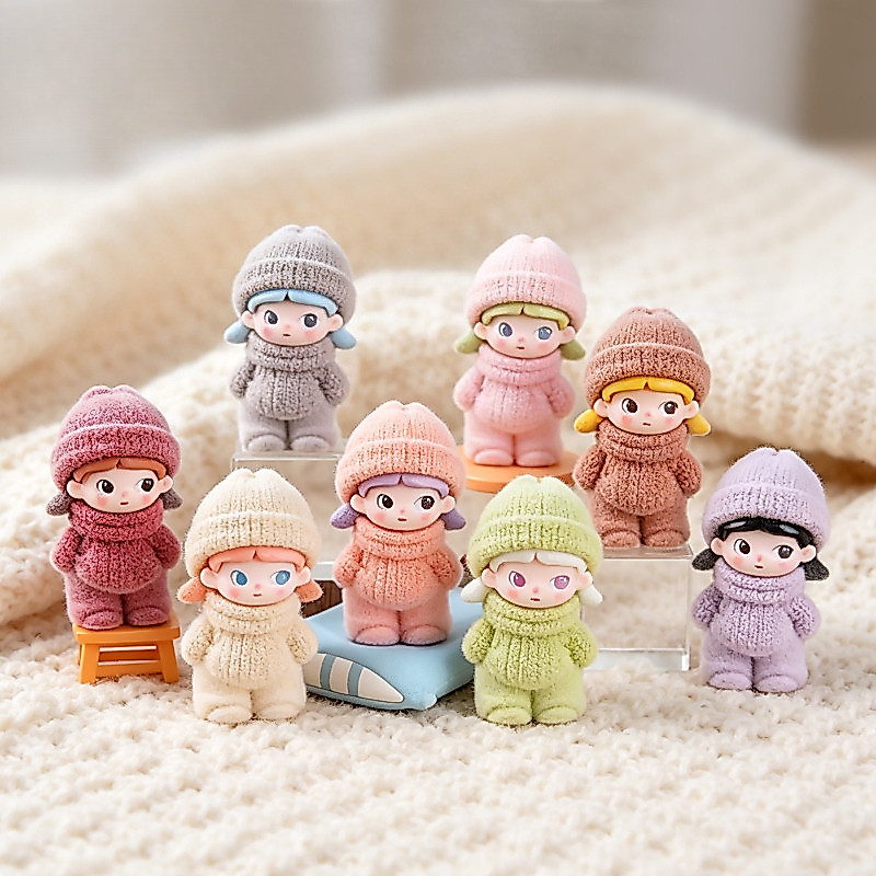8 ชิ้น Zsiga ในเสื้อกันหนาวกํามะหยี่ 3D เรซิ่น Charms สําหรับ DIY(10-432)
