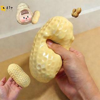 LIZMOMO Simulated Peanut Squishy Toy, Stress Relief Slow Rebound Squeeze Fidget Toy, Creative Soft Sensory Toy Kids Adults