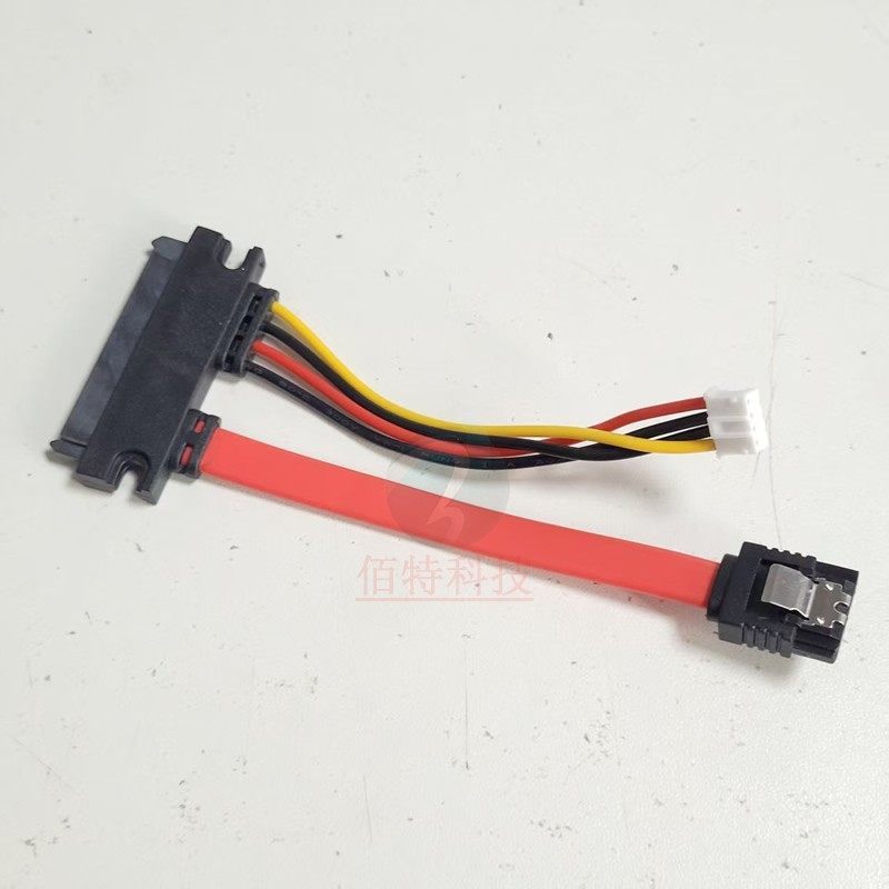 การควบคุมอุตสาหกรรมเมนบอร์ดคอมพิวเตอร์ฮาร์ดดิสก์สายเคเบิล sata 4P to sdd Solid State Hard Disk สายไฟ