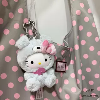 ของแท้ Hello Kitty Puppy Party Series เครื่องประดับกล่องลึกลับตุ๊กตา Zhao Lu สไตล์เดียวกัน