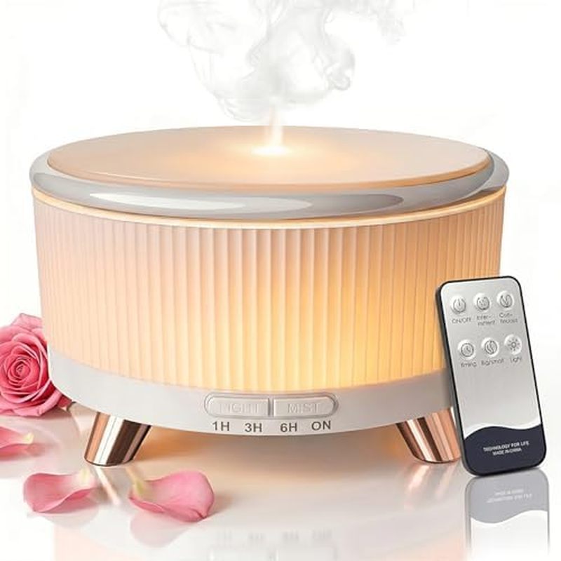 Mist Humidifier Essential Home, ความจุ, in Diffuser: Mood Premium 7 สีสําหรับตัวจับเวลา, แสง, ห้องนอ