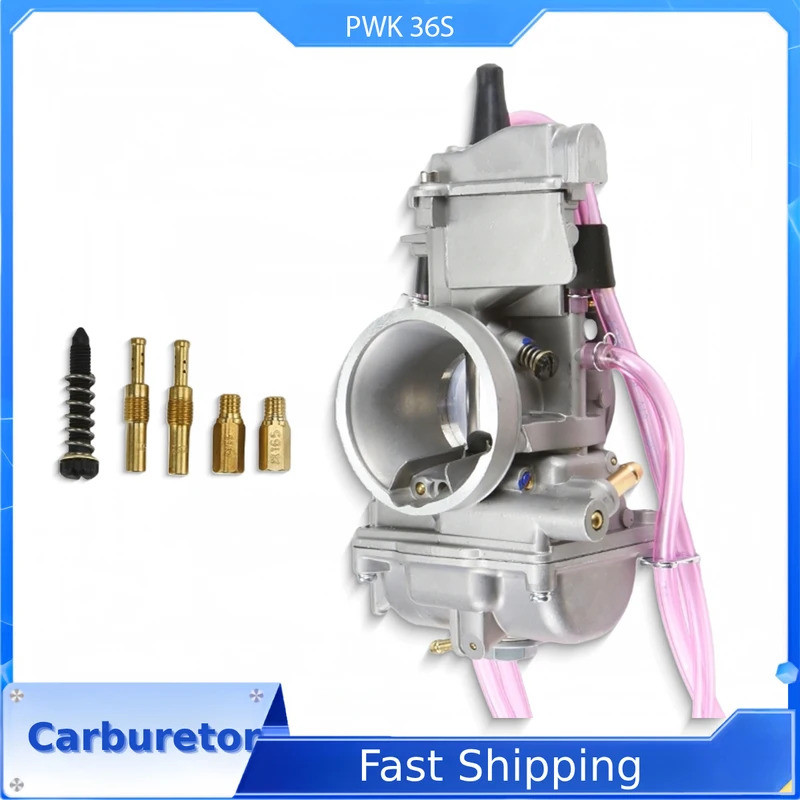 36 มม.PWK36S คาร์บูเรเตอร์รถจักรยานยนต์ Carb สําหรับ Keihin PWK 36S AG Air Striker 125-300CC สําหรับ