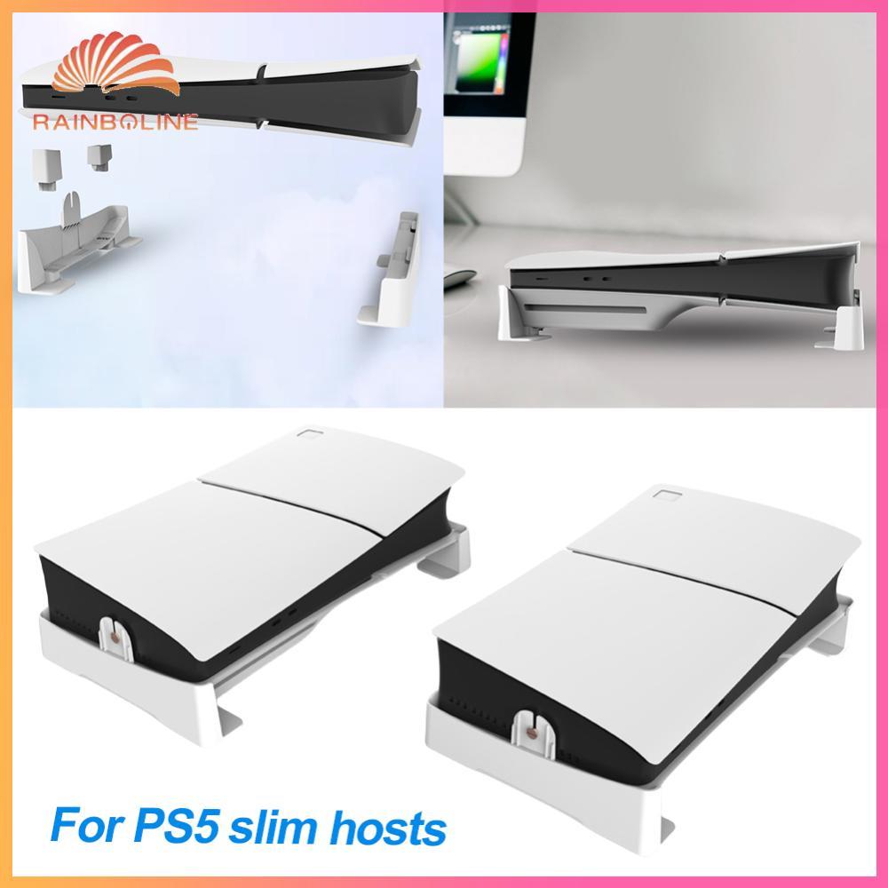 ฝน❤  สําหรับคอนโซล Slim ขาตั้งฐานขาตั้งจอแสดงผลที่วางแนวนอนสําหรับ Playstation 5 Slim Disc & Digital