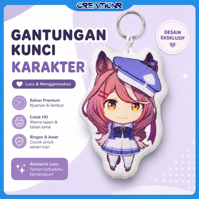 HP GANTUNGAN TOMBOL MAMBO PRETTY DERBY SOUND VERSION - พวงกุญแจ Uma Musume สามารถพูดคุย, เสียงตัวละค