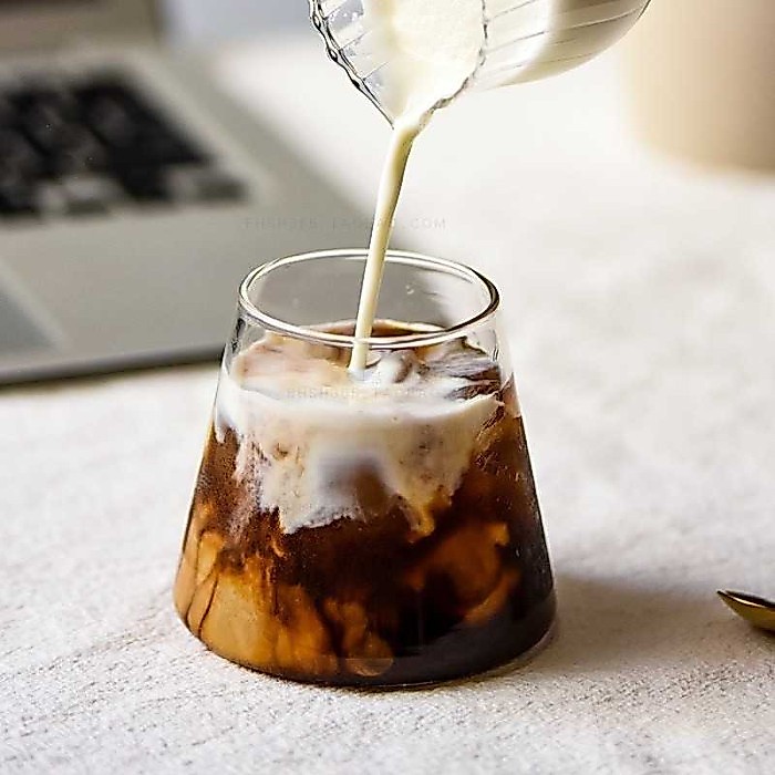 Unique Glass Frappe Mount Fuji Style 360ml - 360ml