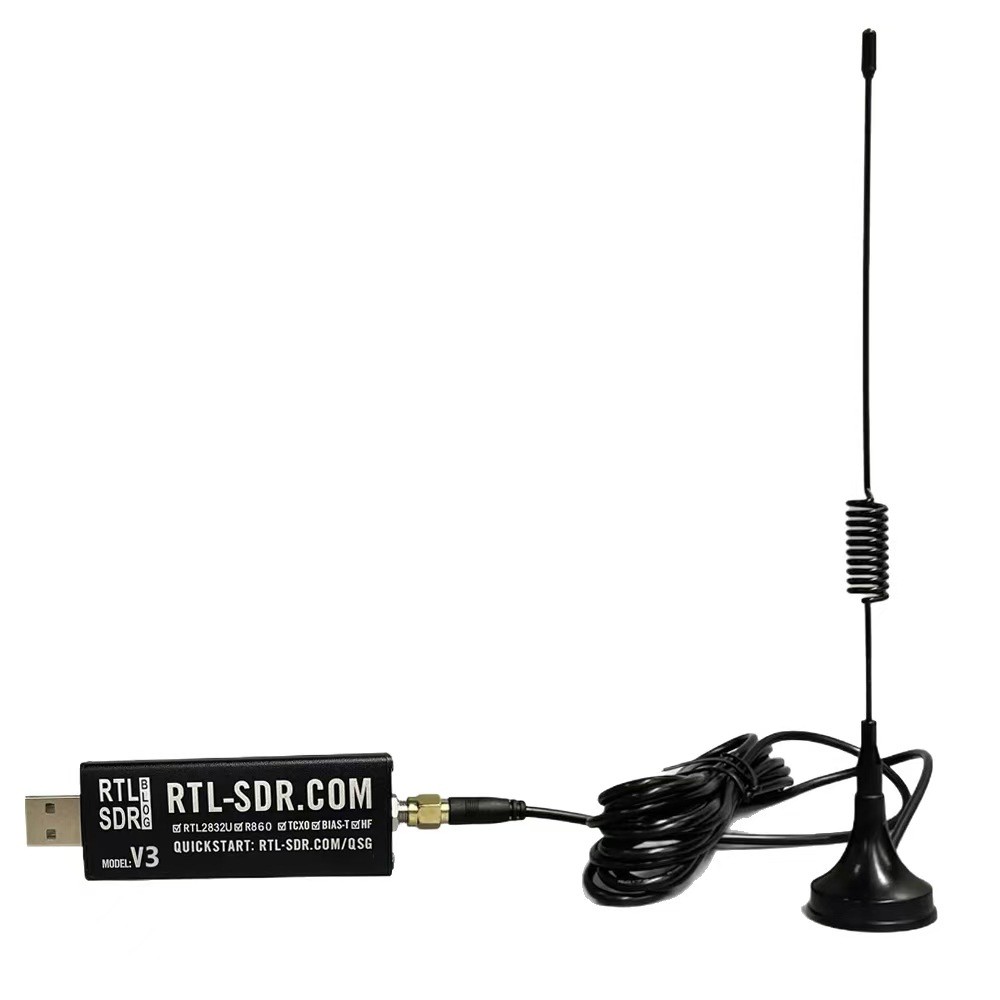 RTL-SDR Blog V3 สัญญาณจับภาพหน่วย R860 R820T2 RTL2832U 1PPM TCXO SMA พอร์ตโมดูลรับสัญญาณวิทยุพร้อมเส