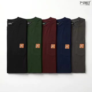 รวมสีเสื้อยืดคอกลมแขนสั้น 7ᵗʰ Street (Light) รุ่น L-BAG ทรงหลวม ไหล่ตก ไม่รัดตัว เนื้อผ้า 100% Cotton Relaxed Fit ไซส...