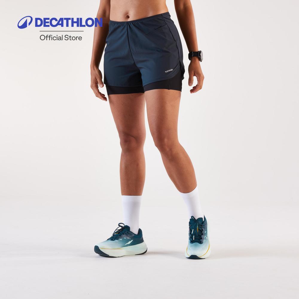 Decathlon Women'S 2In1 Running Shorts กางเกงวิ่งขาสั้น 2-In-1 สำหรับผู้หญิง รุ่น Kiprun Run 500 Comfort