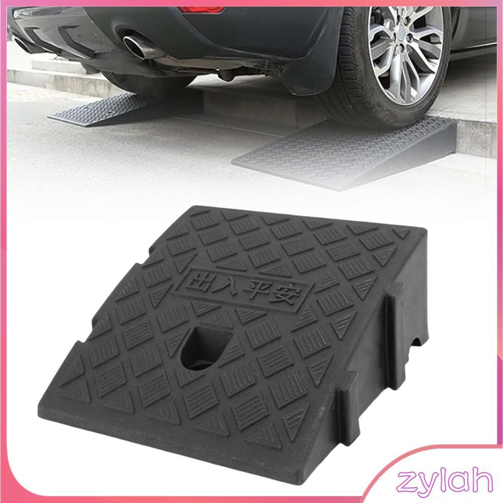 zylah-th Asixxsix Curb Ramp PVC สีดำ Heavy Duty Threshold พร้อมหัวเข็มขัดด้านข้างสำหรับ Driveways ทา