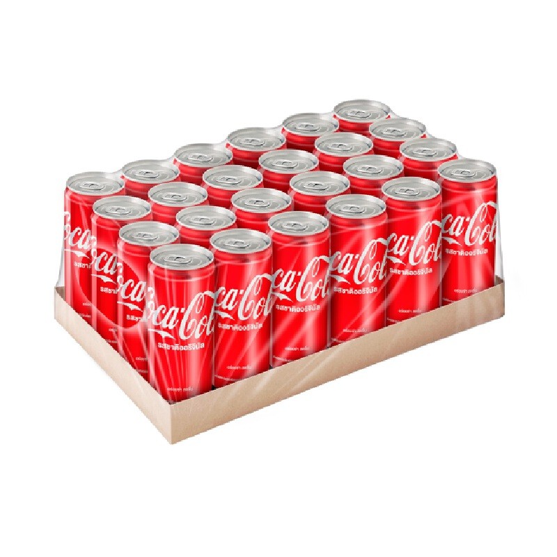 COKE เครื่องดื่ม รสออริจินัล ขนาด 325 มล. (แพ็ค 24 กระป๋อง)