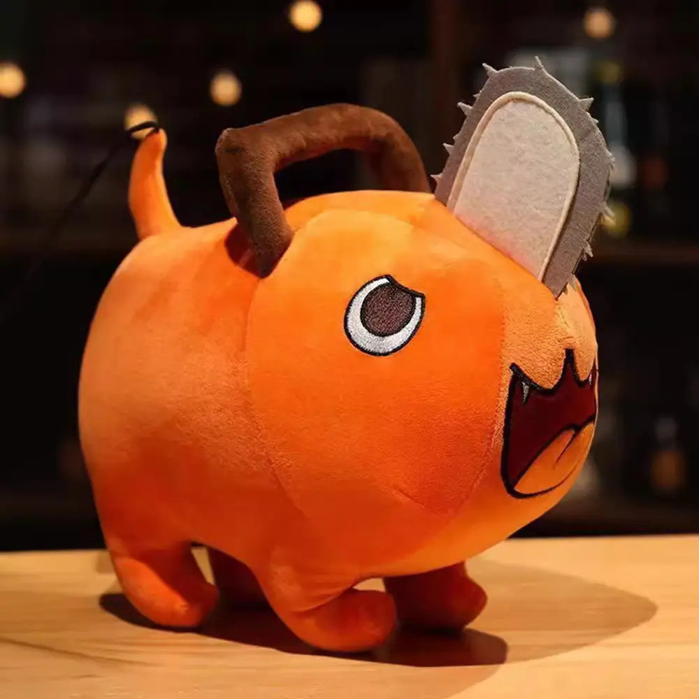Pochita the Chainsaw Dog Demon Plush ของเล่นน่ารักคอสเพลย์จี้ตุ๊กตา