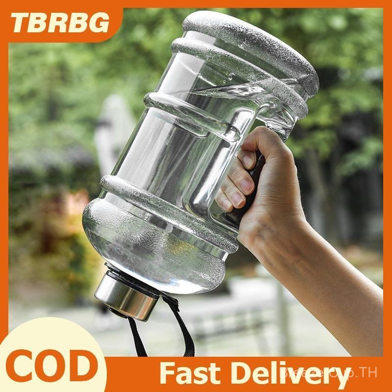 Tbrbg Portable Large Capacity Water Bottle 2L Sports Training Bottle, Exercise Bottle, Shaker Bottle