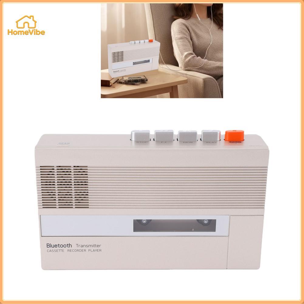 HomeVibe เครื่องบันทึกเทป HomeVibe เครื่องเล่นบลูทูธแบบพกพาเป็นตัวแปลงดิจิตอลลำโพงในตัวแจ็คหูฟัง