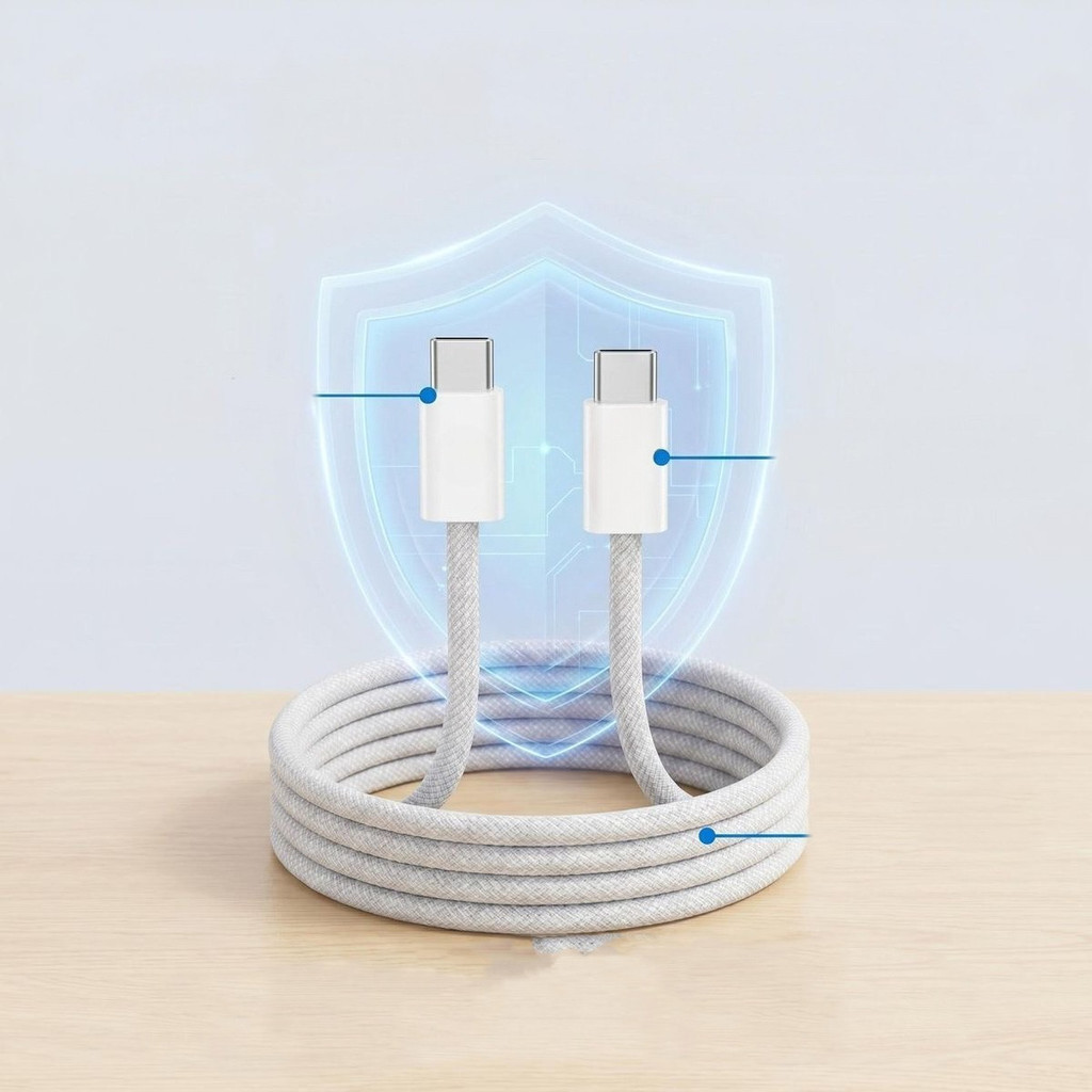 สายเคเบิลข้อมูล Type-C 10A แบบสองหัว 240W Type-C สองทิศทาง รองรับการชาร์จเร็ว PD, CTOC เหมาะสําหรับ Xiaomi, Huawei, Honor TPC สายชาร์จในรถยนต์