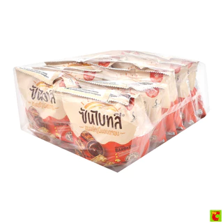 ซันไบทส์ ขนมธัญพืชอบกรอบ รสบาร์บีคิว 15 ก. แพ็ค 12