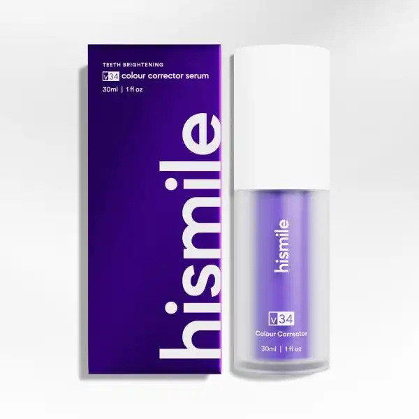 Hismile v34 Colour Corrector - คอนซีลเลอร์คราบฟัน, บูสเตอร์ฟอกสีฟัน, ยาสีฟันสีม่วง, แก้ไขสี, Hismile