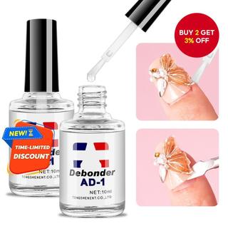 LIMEGIRL Artificial Nail Glue Debonder Liquid Nail Tip Extension Remover Soak Off Gel Nail Rhinestones Remove 10ml