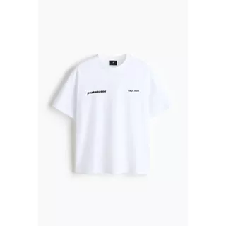 H&M(เอชแอนด์เอ็ม) เสื้อยืดพิมพ์ลายแบบหลวม ผู้ชาย 1034065_21