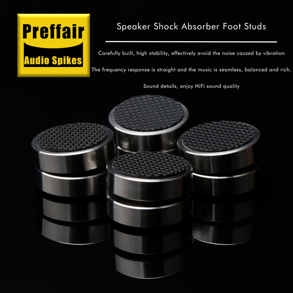 Hifi Speaker Spike Isolation Feet Turntable Amplifier Audio stand Foot pads Amp Cone Speaker Pad