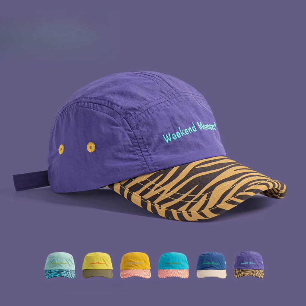 American Quick Drying Thin Leopard Print Contrasting Baseball Cap Summer Men Women Street Hip-hop Shading Hat