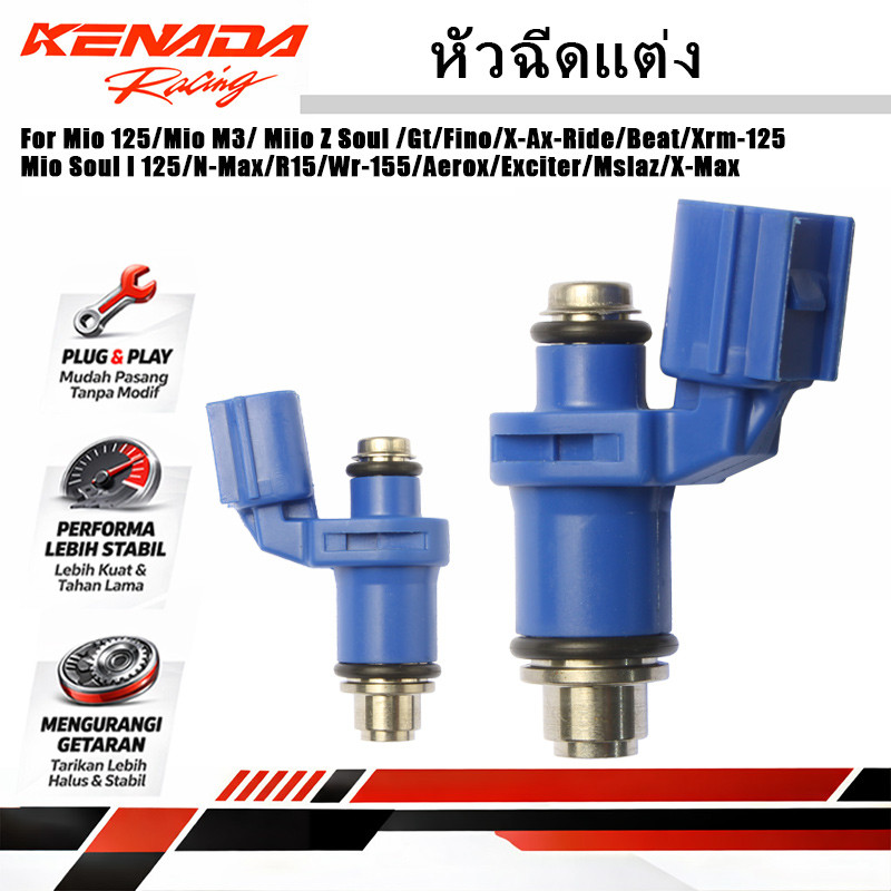 FUEL INJECTOR 4 6 8 10 12 หลุม LAGENDA SRL115 FI V1 V2 Y15 ZR Ego S Fi MT-15 NVX155/NMAX155 LC135 V8