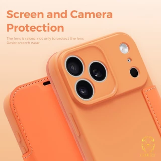 EIRVEXEL เคสแม่เหล็กหรูหราเข้ากันได้สําหรับ IPhone 17 16 15 14 13 12 11 Pro Max, X XR XS Max, พร้อมช่องใส่การ์ดแบบบูรณาการ, และกระเป๋าสตางค์ Flocking Flip