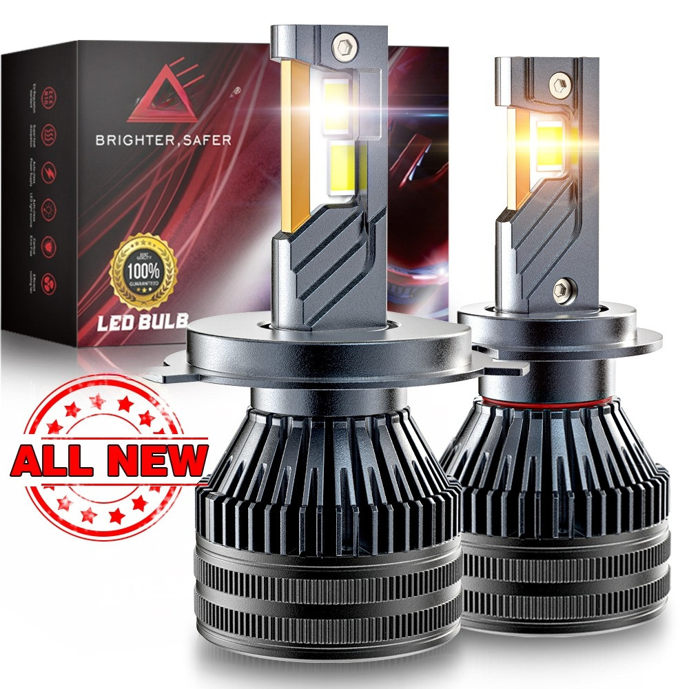 2ชิ้น T75-Pro รถยนต์  ไฟหน้า LED / หลอดไฟตัดหมอก LED 150W 38000LM H4 H7 H11 HB3 9005 9006 HB4 9012 H1 6000K 4300K
