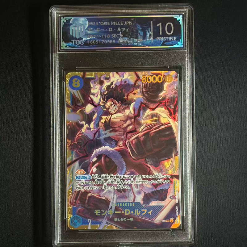 One Piece OPCG Card Luffy Sauron Hancock Nami Ace Empress Redhead Sabo Hawkeye การ์ดเกรดญี่ปุ่น