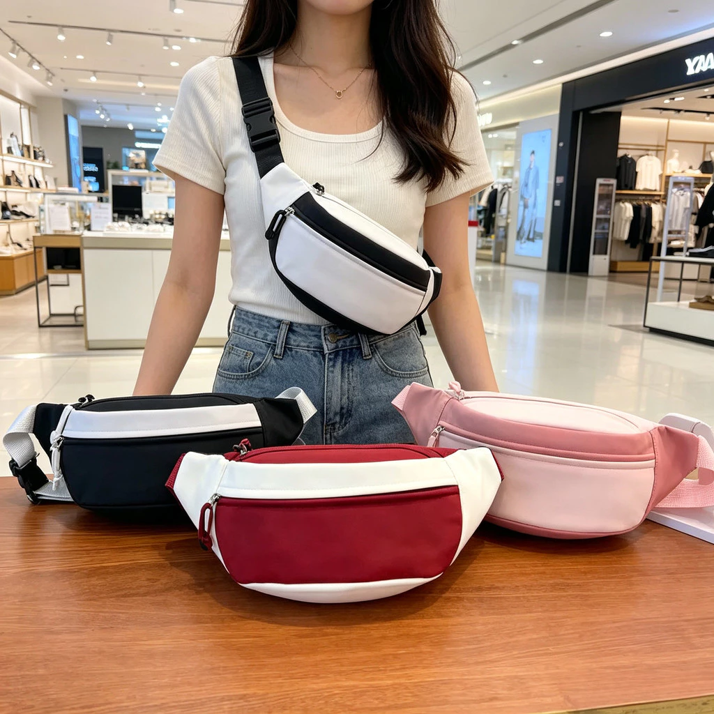i happy-shop:กระเป๋าคาดเอวใบใหม่-สีสันน่ารัก-มีช่องเก็บของหลายช่อง-จุกของได้เยอะ-ใช้ได้ทั้งผู้หญิง-ชาย-DJ-430