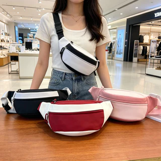 i happy-shop:กระเป๋าคาดเอวใบใหม่-สีสันน่ารัก-มีช่องเก็บของหลายช่อง-จุกของได้เยอะ-ใช้ได้ทั้งผู้หญิง-ชาย-DJ-430