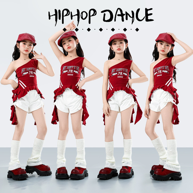 ชุดเต้นผู้หญิง ชุด hip hop เด็ก แดนเซอร์ ฮิปฮอป ชุดเต้นแจ๊ส เต้นเด็กพร้อมส่ง เอวลอยเด็กผู้หญิง แดนเซอร์ โคฟเวอร์ cover dance การแสดง