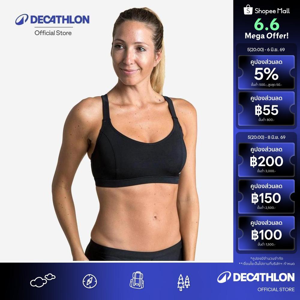 Decathlon Vega Women'S Bikini Top ชุดว่ายน้ำชิ้นบนผู้หญิงทรงบิกินี่รุ่น Vega - Black
