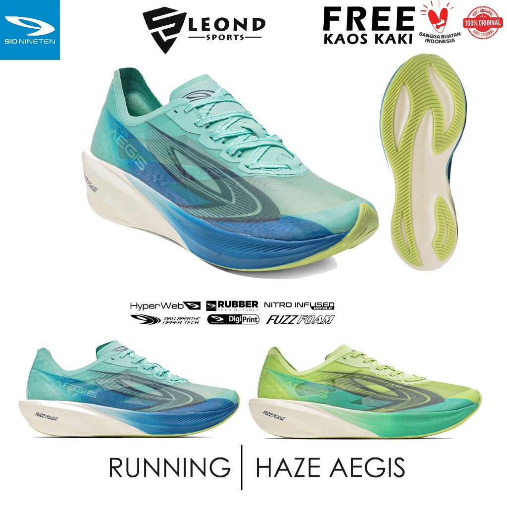 Interval Tempo Speed Run 910 Nineten Haze Aegis รองเท้าวิ่ง 910 Nineten Haze Aegis
